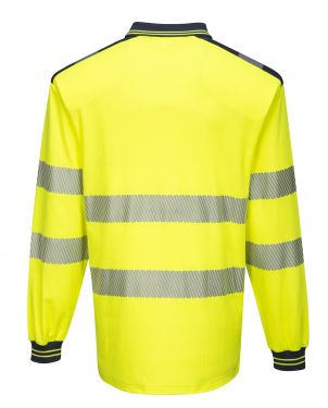Click Here To Enlarge This Photo Of PW3 Hi-Vis Polo Shirt L/S (T184)