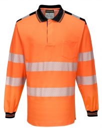 PW3 Hi-Vis Polo Shirt L/S (T184)