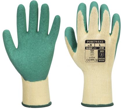 Click Here To Enlarge This Photo Of Grip Glove - Latex Pack Of 12 (A100)
