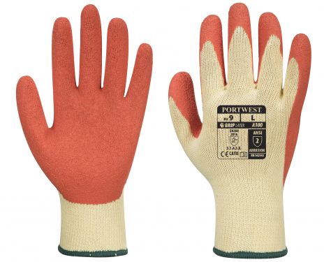 Click Here To Enlarge This Photo Of Grip Glove - Latex Pack Of 12 (A100)