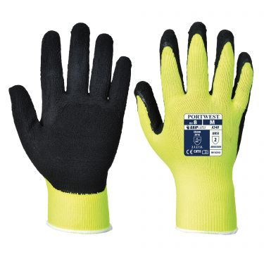 Click Here To Enlarge This Photo Of Hi-Vis Grip Glove - Latex Pack Of 12 (A340)