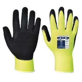 Hi-Vis Grip Glove - Latex Pack Of 12 (A340)