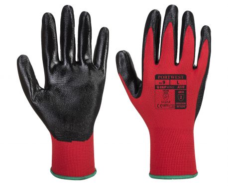 Click Here To Enlarge This Photo Of Flexo Grip Nitrile Glove Pack Of 12 (A310)