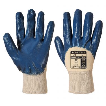 Click Here To Enlarge This Photo Of Nitrile Light Knitwrist Pack Of 12 (A330)