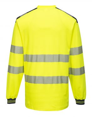 Click Here To Enlarge This Photo Of PW3 Hi-vis T-shirt L/S (T185)