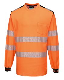 PW3 Hi-vis T-shirt L/S (T185)