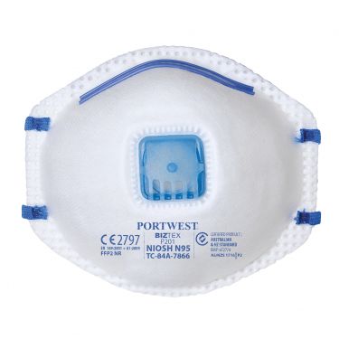 Click Here To Enlarge This Photo Of Face Mask - FFP2 Valved Respirator (P201)