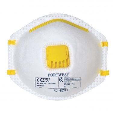 Click Here To Enlarge This Photo Of Face Mask - FFP1 Valved Respirator (P101)