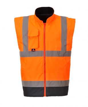 Click Here To Enlarge This Photo Of Portwest Hi-Vis 7-in-1 Contrast Traffic Jacket (S426)