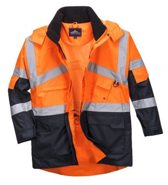 Click Here To Enlarge This Photo Of Portwest Hi-Vis 2-Tone Breathable Jacket (S760)