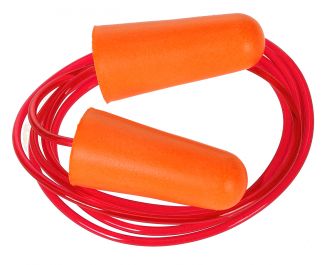 Corded PU Foam Ear Plug (200 pairs) (EP08)