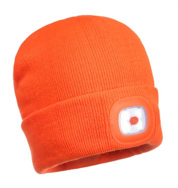 Click Here To Enlarge This Photo Of Rechargeable Twin LED Beanie (B028)