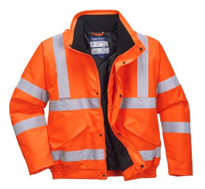 Click Here To Enlarge This Photo Of Hi-Vis Bomber Jacket (S463)