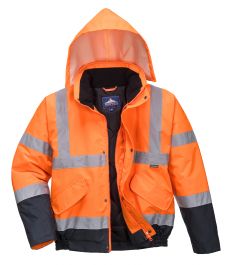 Hi-Vis Two Tone Bomber Jacket (S266)