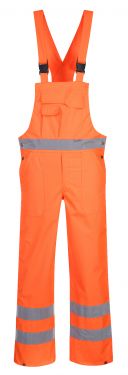 Click Here To Enlarge This Photo Of Portwest Hi-Vis Bib & Brace - Unlined (S388)