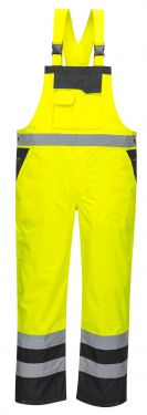 Click Here To Enlarge This Photo Of Portwest Hi-Vis Contrast Bib & Brace - Unlined (S488)