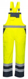 Portwest Hi-Vis Contrast Bib & Brace - Unlined (S488)