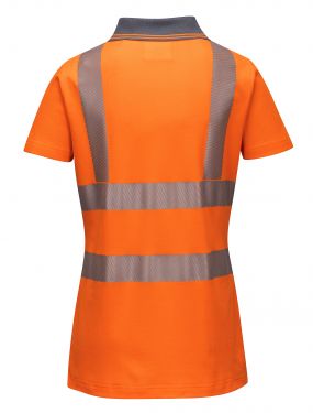 Click Here To Enlarge This Photo Of Portwest Hi-Vis Ladies Pro Polo Shirt (LW72)
