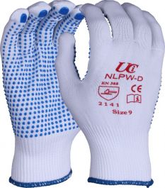 Polyester Gloves NLPW-D (Pack Of 10)