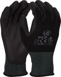 PU Coated Polyester Glove PCP-B (Pack Of 10)