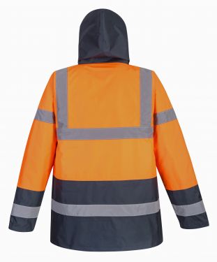 Click Here To Enlarge This Photo Of Hi-Vis Two Tone Traffic Jacket (S467)