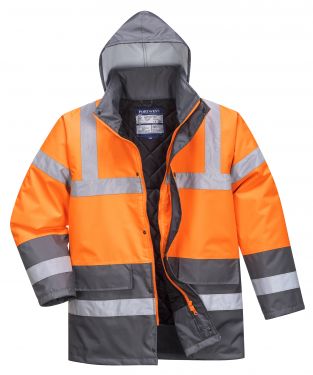 Click Here To Enlarge This Photo Of Hi-Vis Two Tone Traffic Jacket (S467)