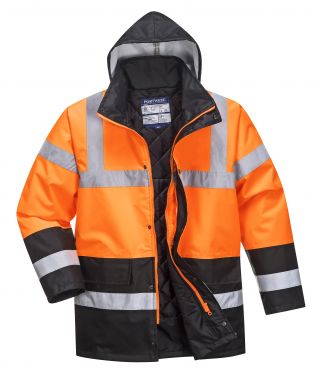 Click Here To Enlarge This Photo Of Hi-Vis Two Tone Traffic Jacket (S467)