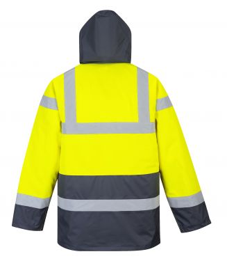 Click Here To Enlarge This Photo Of Hi-Vis Contrast Traffic Jacket (S466)