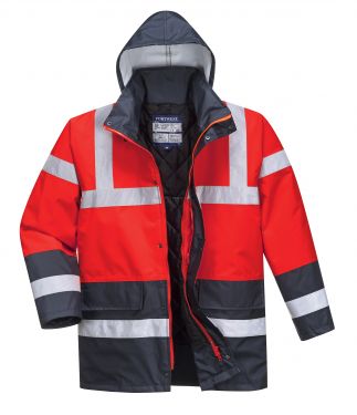 Click Here To Enlarge This Photo Of Hi-Vis Contrast Traffic Jacket (S466)