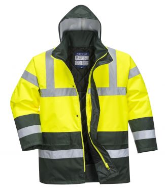 Click Here To Enlarge This Photo Of Hi-Vis Contrast Traffic Jacket (S466)