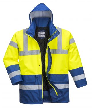 Click Here To Enlarge This Photo Of Hi-Vis Contrast Traffic Jacket (S466)