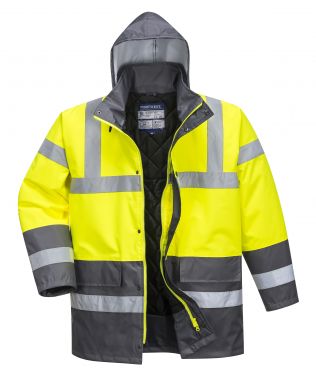 Click Here To Enlarge This Photo Of Hi-Vis Contrast Traffic Jacket (S466)