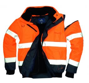 Hi-Vis Contrast Bomber Jacket (C465)