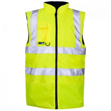 Click Here To Enlarge This Photo Of Supertouch Hi Vis Reversible Bodywarmer