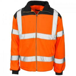 Supertouch Hi Vis Rain Patch Fleece Jacket