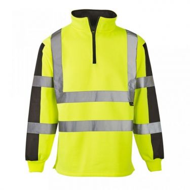 Click Here To Enlarge This Photo Of Supertouch Hi Vis 2 Tone Rugby Shirt