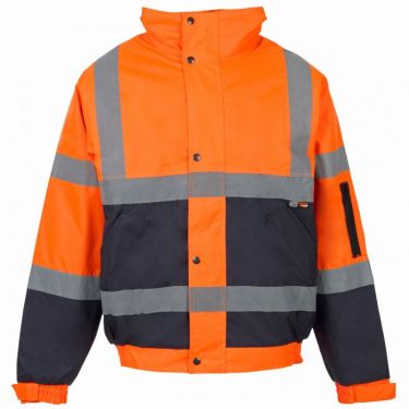 Click Here To Enlarge This Photo Of Supertouch Hi Vis 2 Tone Bomber Jacket