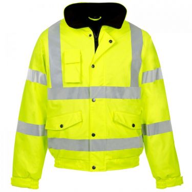 Click Here To Enlarge This Photo Of Storm-Flex® Hi Vis PU Bomber Jacket
