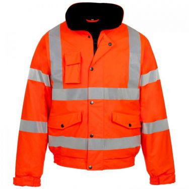 Click Here To Enlarge This Photo Of Storm-Flex® Hi Vis PU Bomber Jacket
