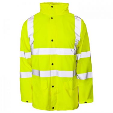 Click Here To Enlarge This Photo Of Storm-Flex® Hi Vis Yellow PU Jacket