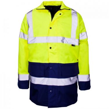 Click Here To Enlarge This Photo Of Supertouch Hi Vis 2 Tone Parka