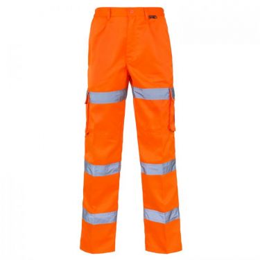 Click Here To Enlarge This Photo Of Supertouch Hi Vis 3 Band Combat Trousers