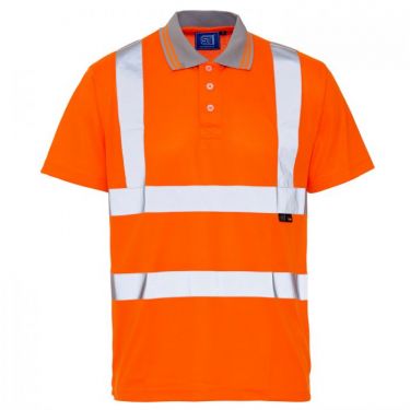 Click Here To Enlarge This Photo Of Supertouch Hi Vis Bird Eye Polo Shirt