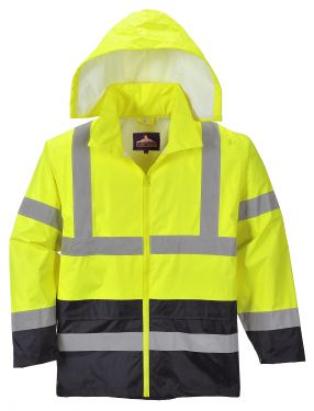 Click Here To Enlarge This Photo Of Hi-Vis Classic Contrast Rain Jacket (H443)
