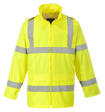 Click Here To Enlarge This Photo Of Hi-Vis Rain Jacket (H440)
