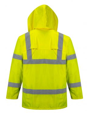 Click Here To Enlarge This Photo Of Hi-Vis Rain Jacket (H440)