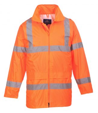 Click Here To Enlarge This Photo Of Hi-Vis Rain Jacket (H440)
