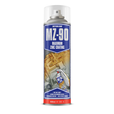 Click Here To Enlarge This Photo Of MZ90 Matt Cold Zinc Galvanising Paint (Box Of 15)