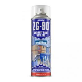 ZG90 Rapid Dry Galvanise Silver & Colours Satin Finish Blue (Box Of 15)