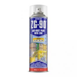 ZG90 Rapid Dry Galvanise Silver & Colours Satin Finish Yellow (Box Of 15)